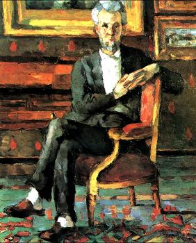保羅 塞尚 Portrait Of Victor Chocquet Seated